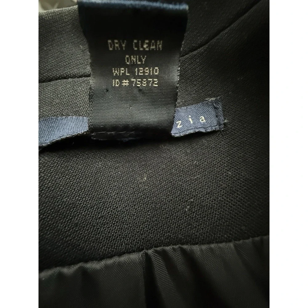 Venezia Women's Size 20 Black Wool Blend Overcoat Plus EUC - Picture 12 of 12